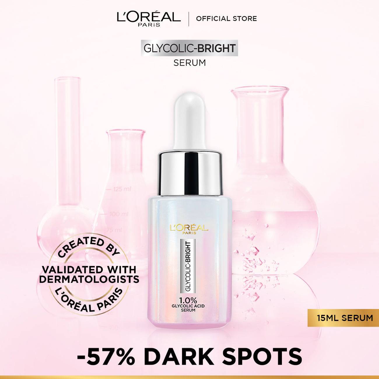 L'Oreal Paris Glycolic Bright Instant Glowing Face Serum - My Store