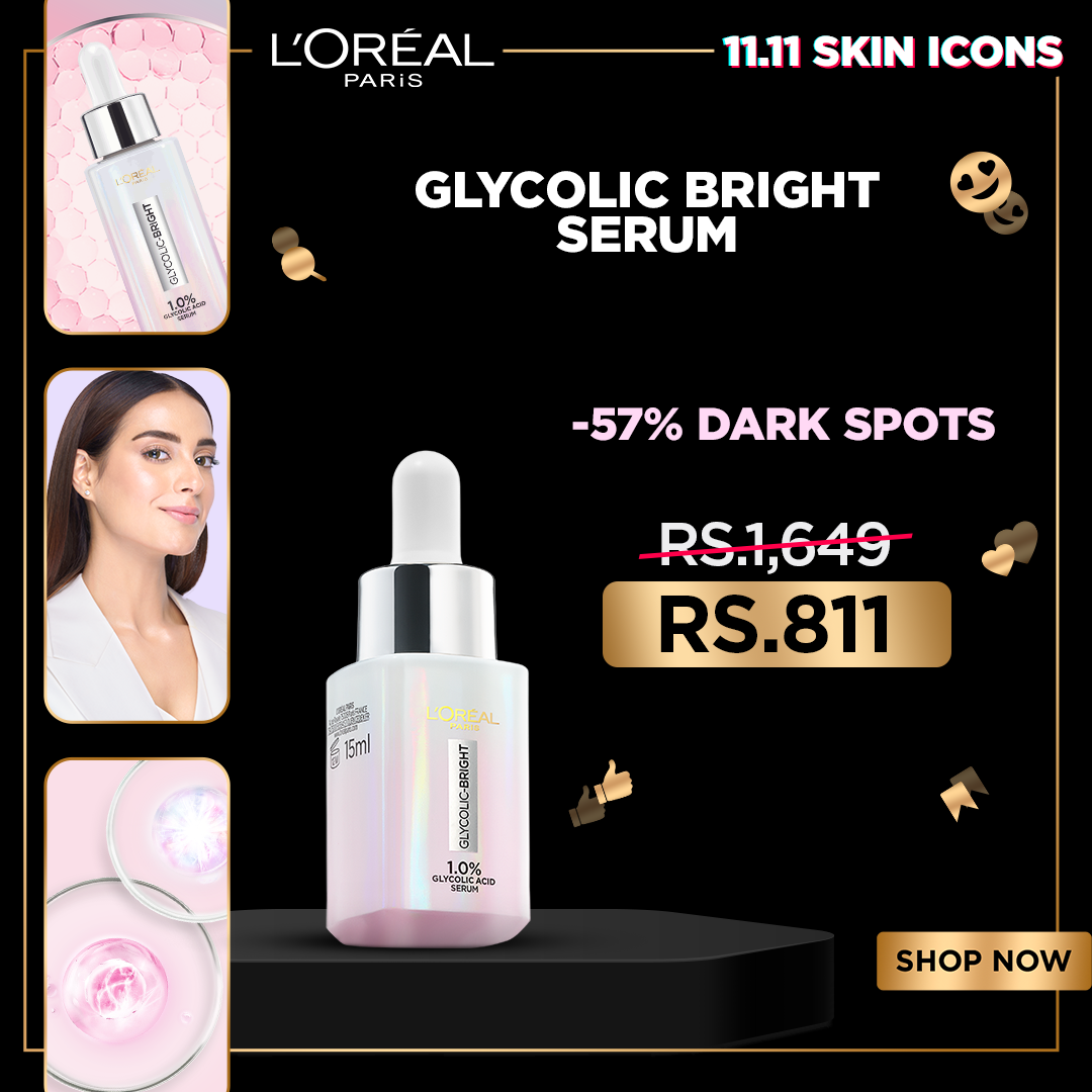 Loreal Paris Bright Instant Glowing Serum 15Ml