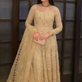 Sardinia Unstitched 3 Piece Formals Collection-Golden Whisper - Amina Sultan