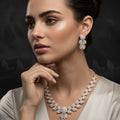 Zeesy Floral Gilded Sentimental Cluster Necklace
