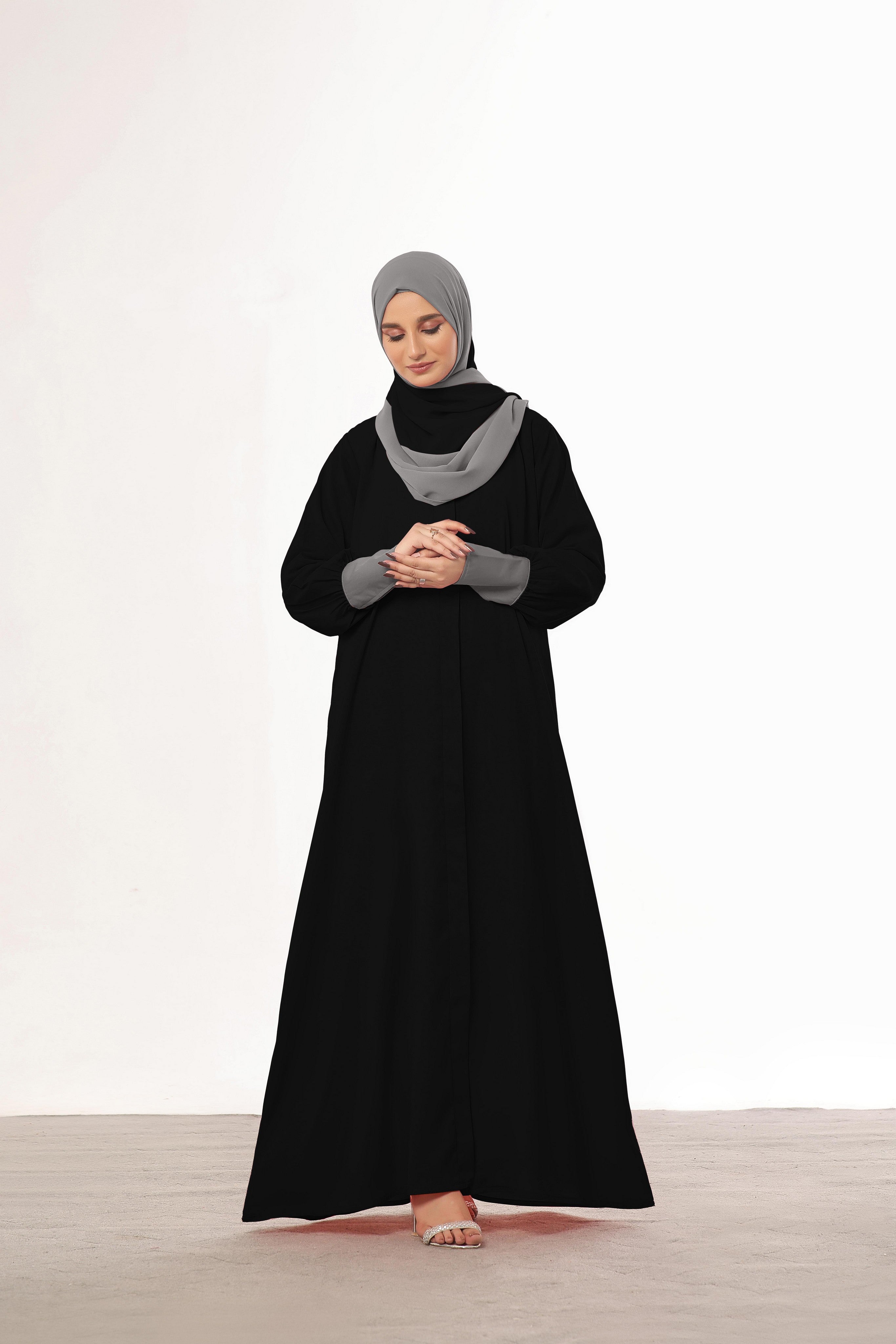TGM Abaya Collection-Granite Bloom