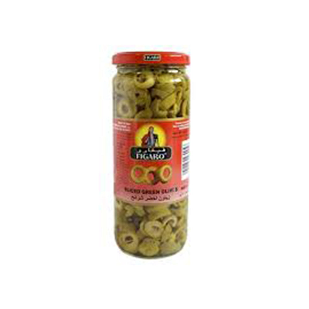 Figaro Sliced Green Olives 450g - Snapcart.pk