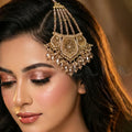 Zeesy Gulnar Floral Beads Jhumar