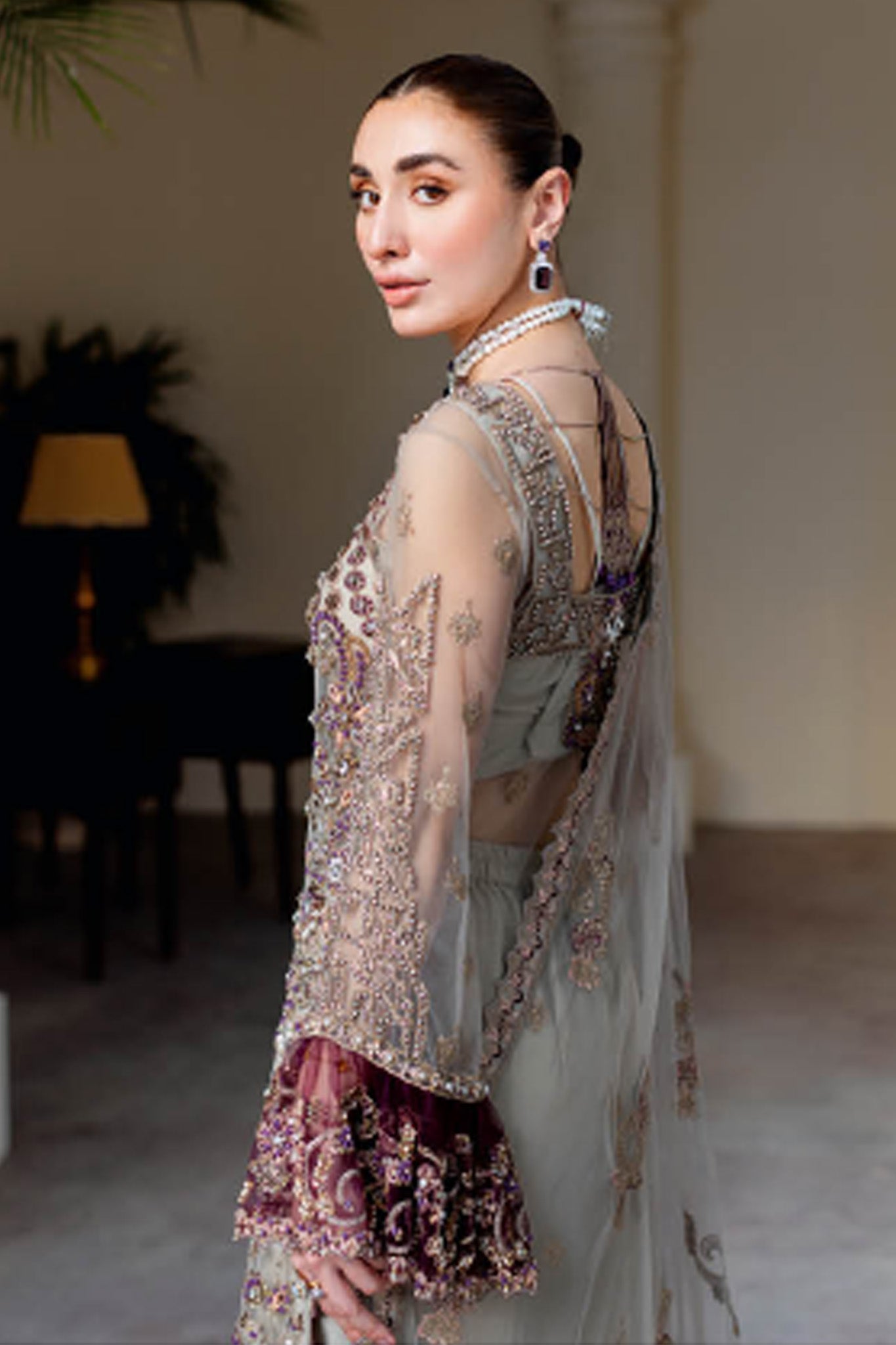 Ramsha Unstitched 3 Piece Luxury Wedding Vol-05 Collection'2025-H-502