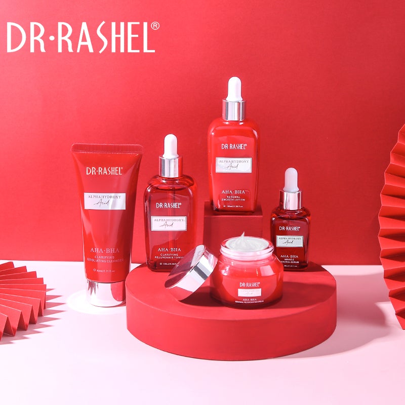 Dr.Rashel Alpha Hydroxy Acid Aha.Bha Miracle Renewal Skin Care Kit 11 Piece Set