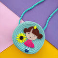 Hiba Fashion Cute summer woven bag-(HB-GRL-005)