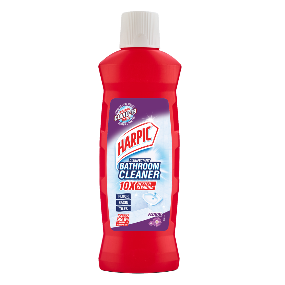 Harpic Disinfectant Bathroom Cleaner Floral 450ml - Snapcart.pk