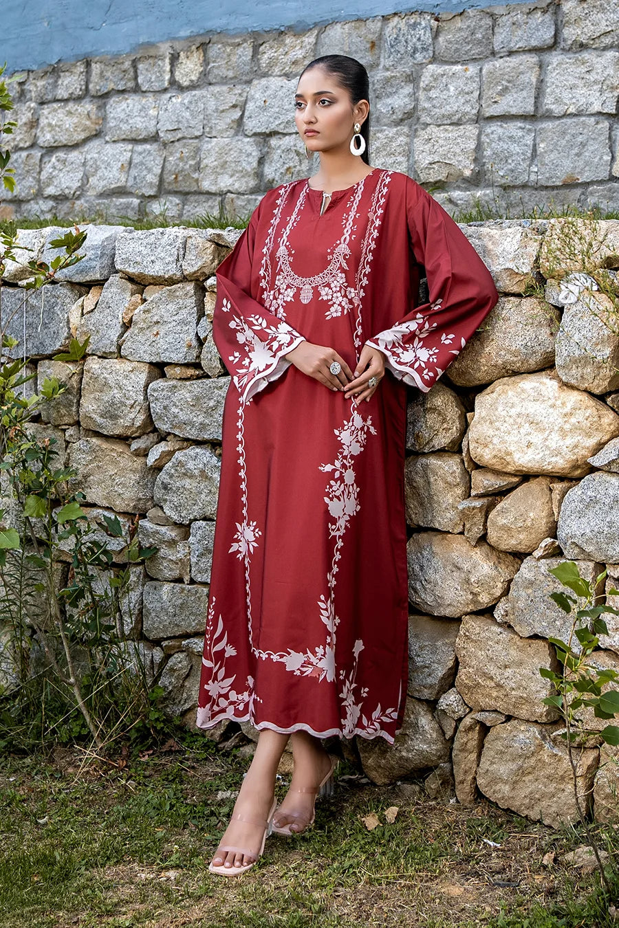 Dhaga Stitched Kaftan Collection'2025-MYRA