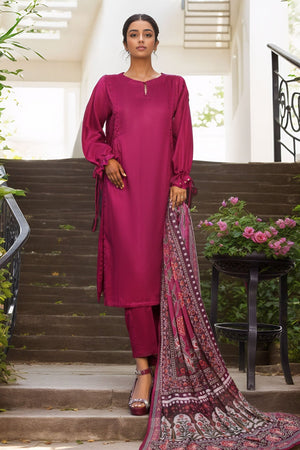 Daily Drop By Hz Stitched 3 Piece Solids Twinset Collection'2025-SDJ-3P-P01