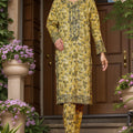 HZ Co Ords Stitched Blooming Winter Khaddar Suit-KPE-114