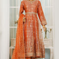Jashn By HZ Stitched 3 Piece Luxury Formals Collection'2025-HZK-206-Orange