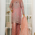 Jashn By HZ Stitched 3 Piece Luxury Formals Collection'2025-HZK-207-Mauve