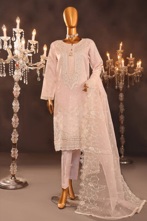 Falsafaa By HZ Stitched 3 Piece Festive Formals Vol-05 Collection-HZK-92-Pink