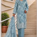 HZ Stitched 3 Piece Chikankari Cambric Collection'2025-LPK-3P-528