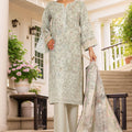 HZ Stitched 3 Piece Chikankari Cambric Collection'2025-LPK-3P-527
