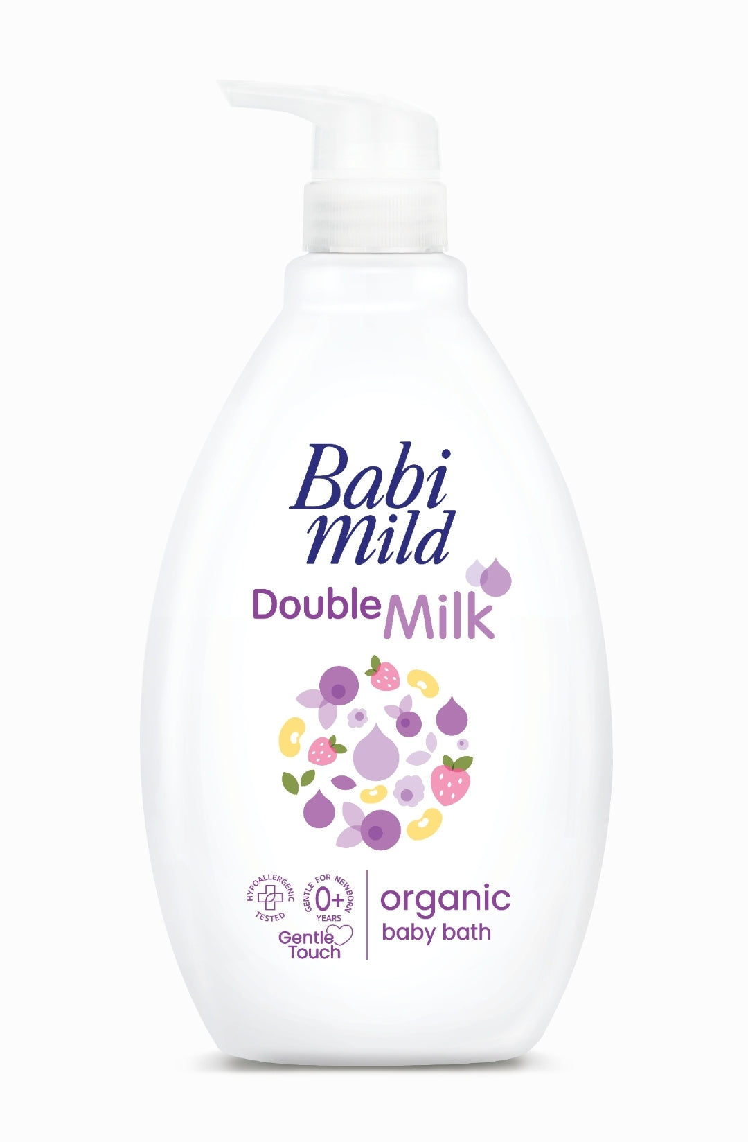 Babi Mild Head & Body Bath Double Milk Organic
