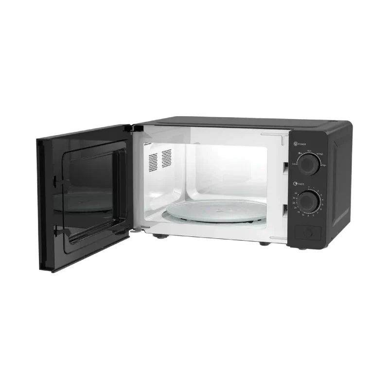Haier HMW-20MBS Solo Microwave Oven 20 Ltr Speed Defrost 5 Power Levels + Premium Electric Kettle - Snapcart.pk
