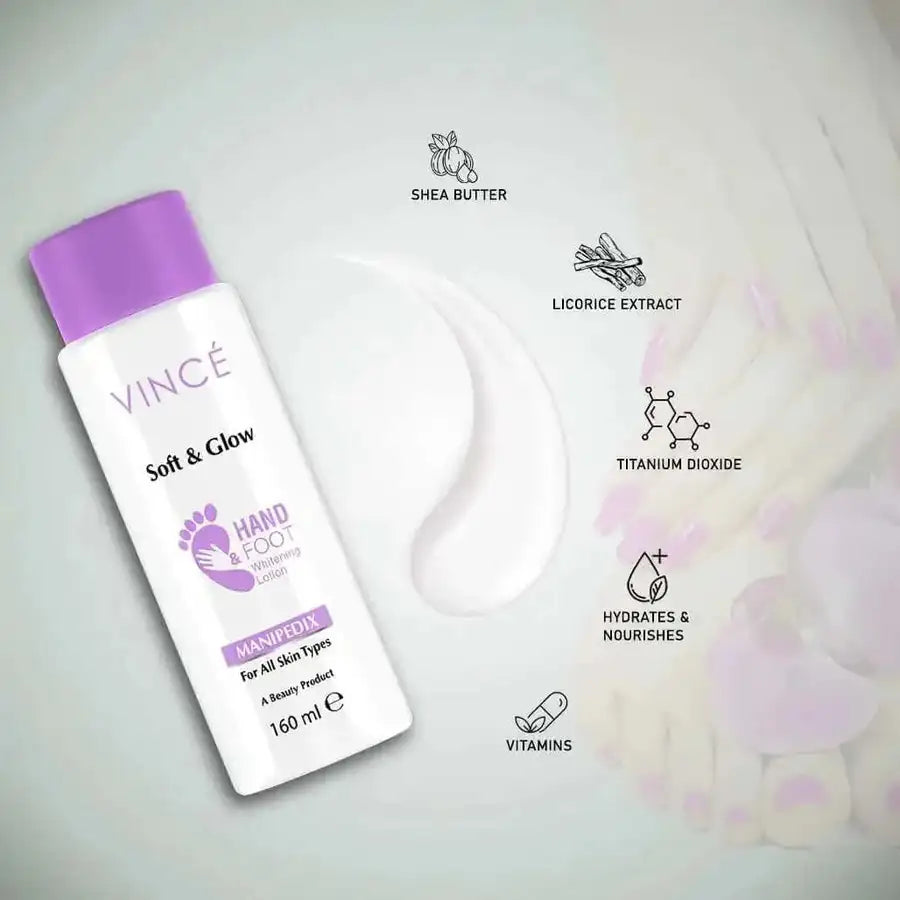 Vince - Hand & Foot Whitening Lotion - 160Ml