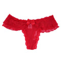 BLS Haut Lace Thong Red