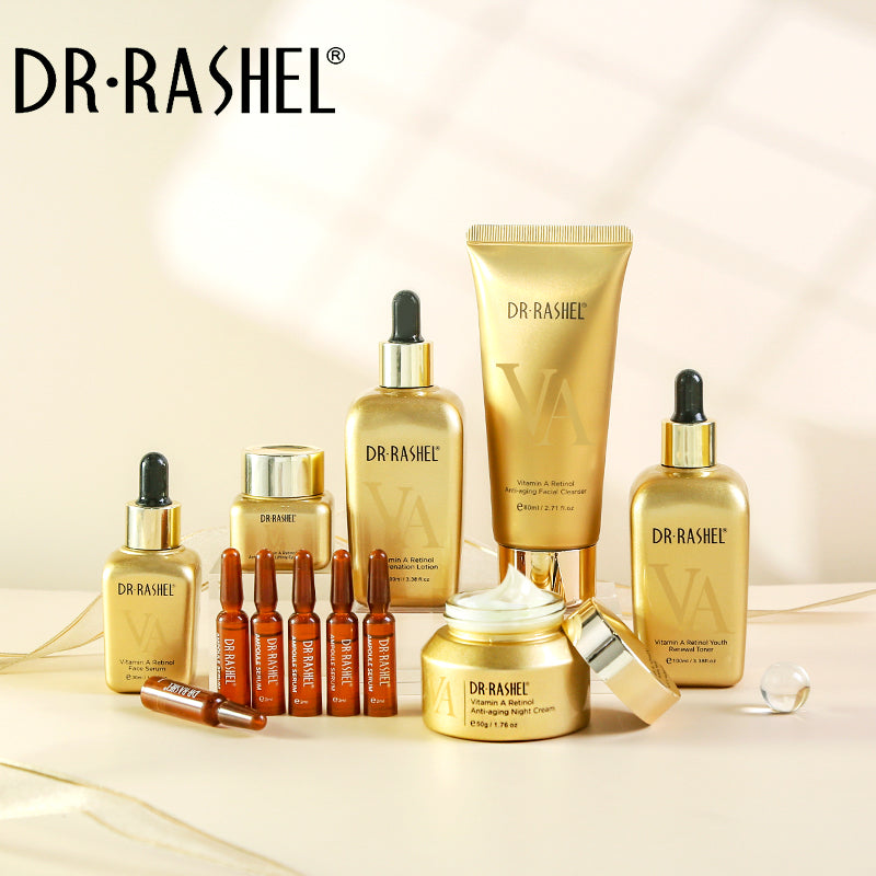 Dr Rashel Vitamin A Retinol Age-Defying & Rejuvenation Skin Care Kit 12 Piece Set