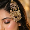 Zeesy Heritage Blush Beaded Jhumar