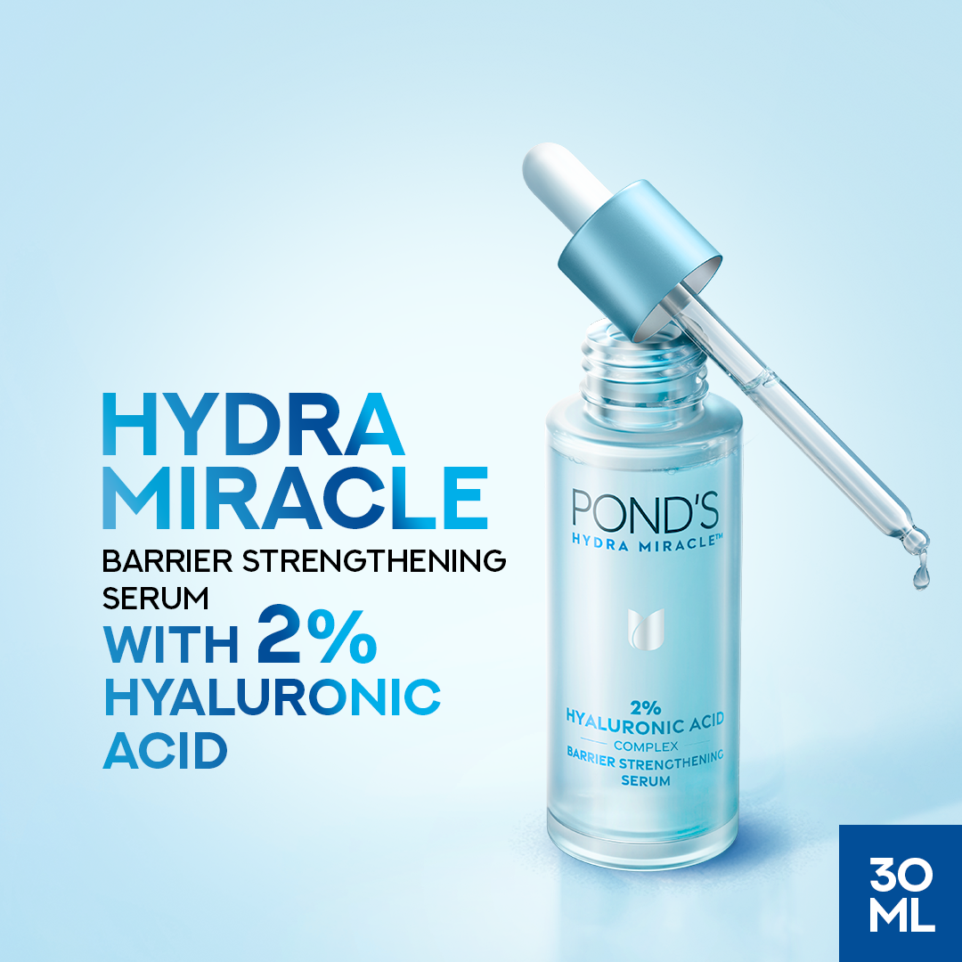 Ponds Hydra Miracle 2% Hyaluronic Acid Serum 30ml - Snapcart.pk