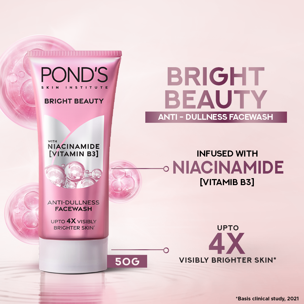 Ponds Bright Beauty Face Wash - 50G