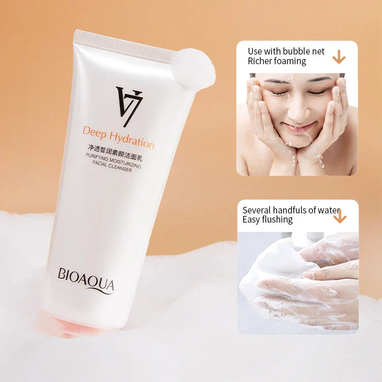 Bio Aqua V7 Deep Hydration Facial Cleanser 100G