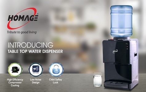 Homage Table Top Water Dispenser HWD-49320 - My Store