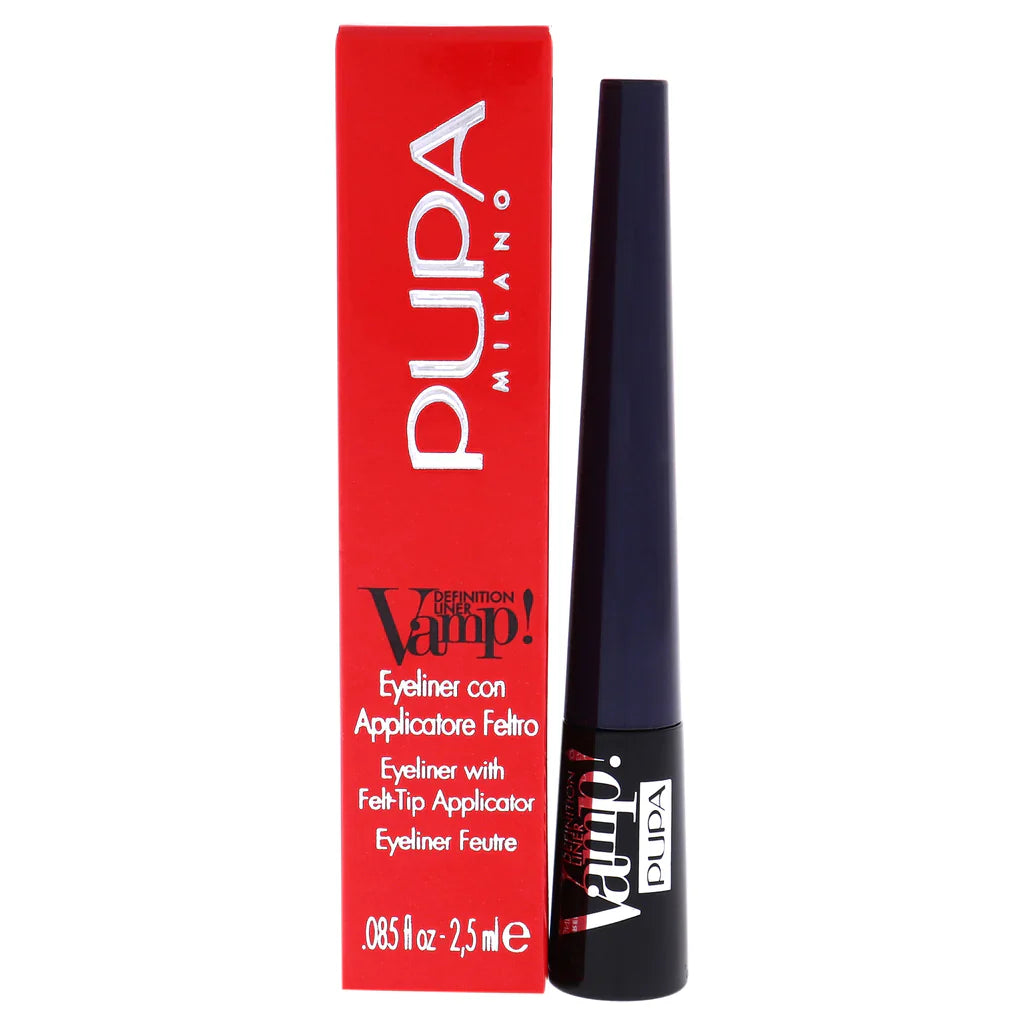 Pupa Milano - Vamp Definition Liner With Felt-Tip Applicator - Deep Blue
