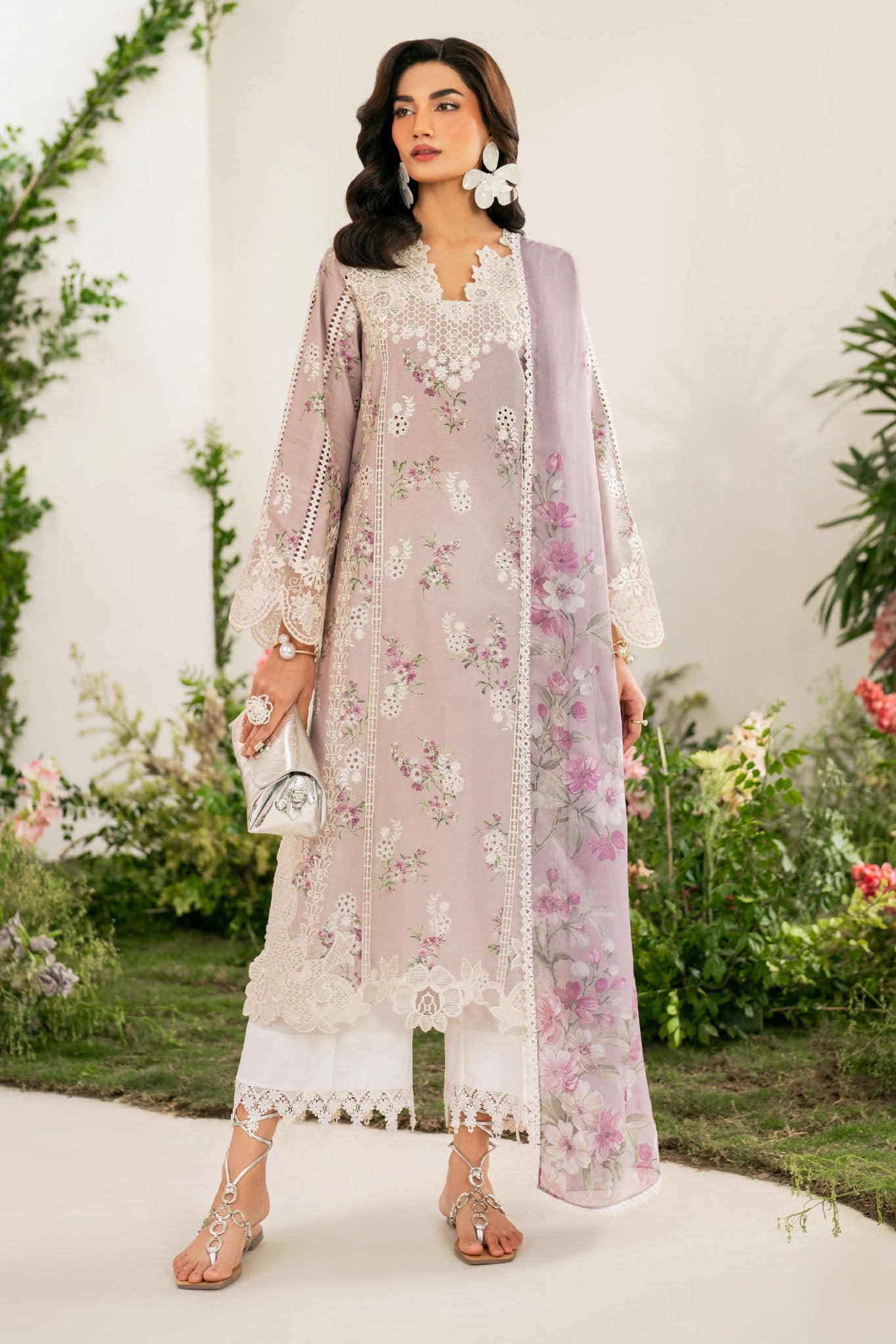 Iznik Unstitched 3 Piece Festive Emb Lawn Suit-IFE-09