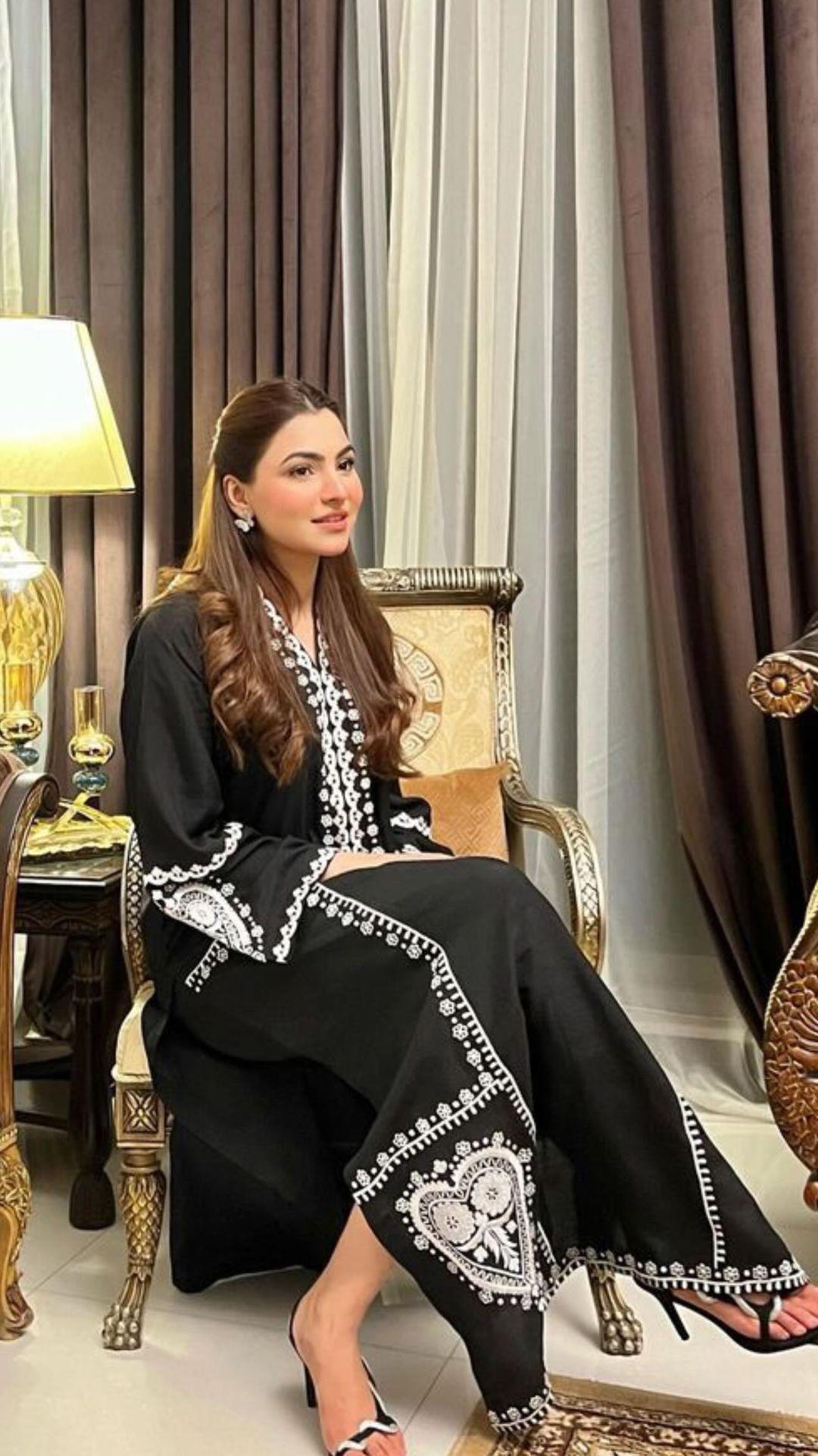 Manahils Stitched Majestic Spade Raw Silk