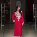 Manahils Stitched 2 Piece Red Embroidered