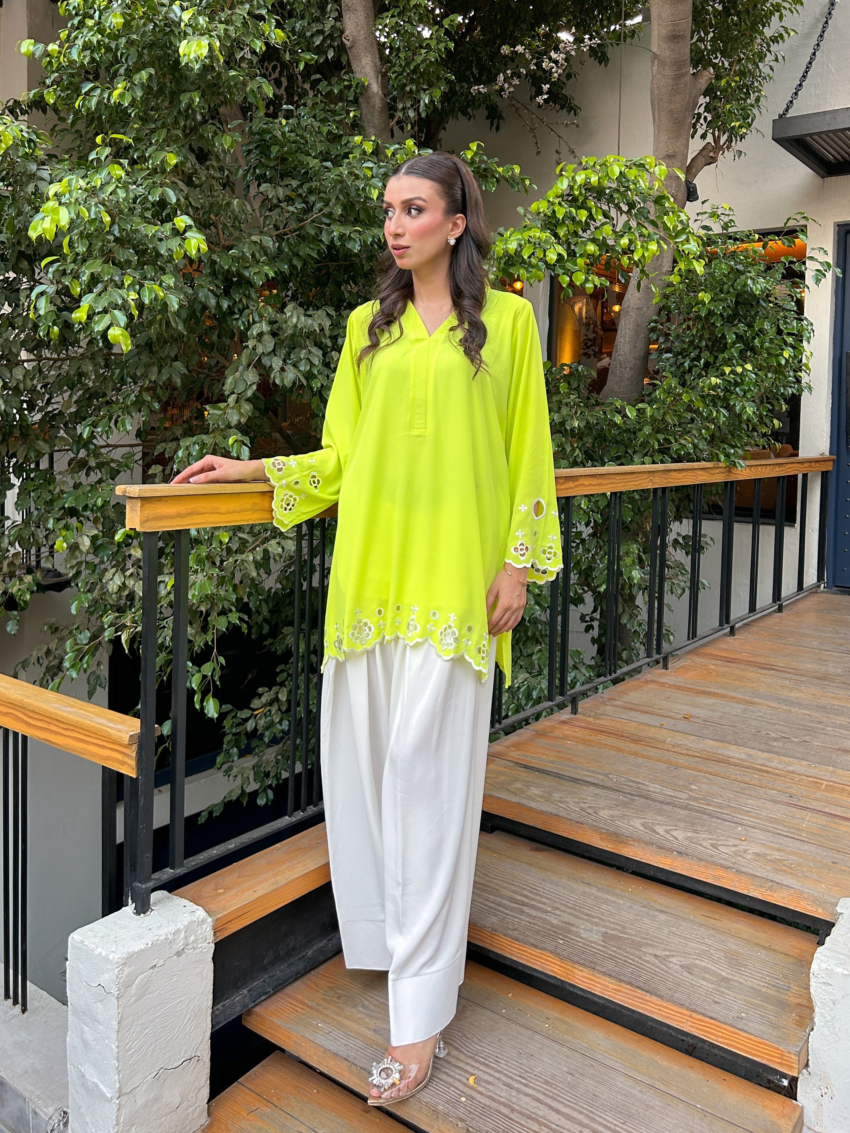 Manahils Stitched Neon Flair