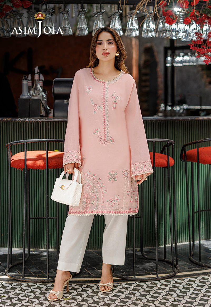 Asim Jofa Stitched 2 Piece Basic Pret - Saboor Edit Suit-AJPB-304