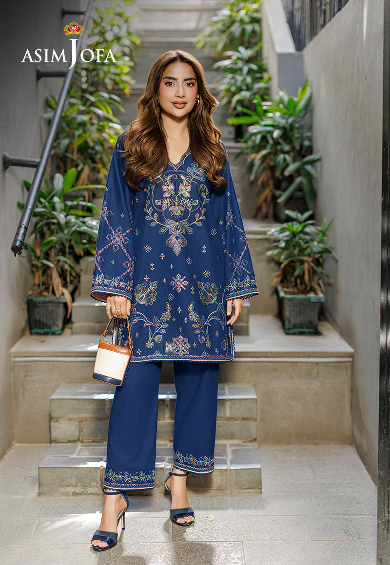 Asim Jofa Stitched 2 Piece Basic Pret - Saboor Edit Suit-AJPB-318