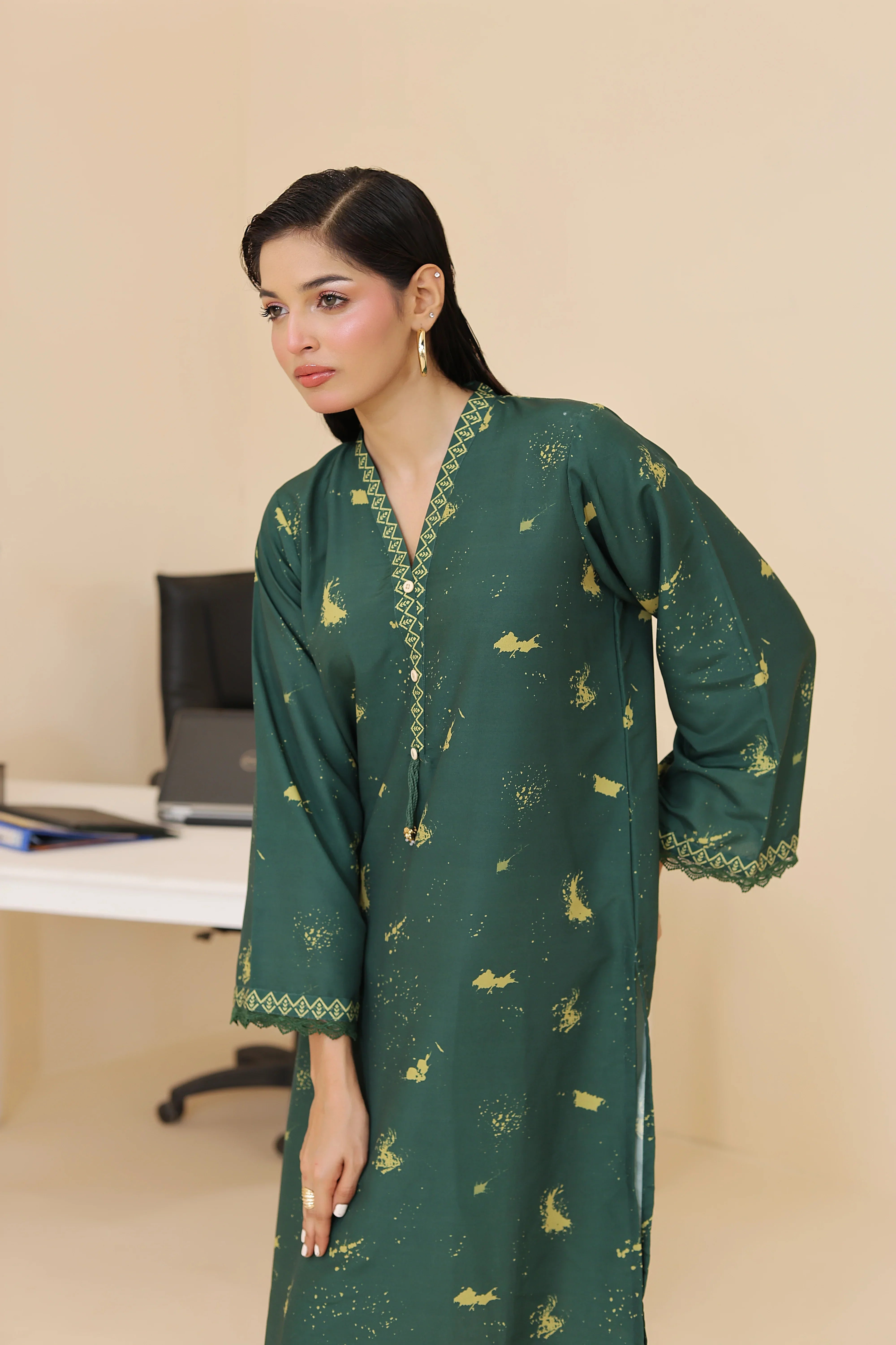 Dhaga Stitched 1 Piece Cambric Shirt Collection'2025-DSK102