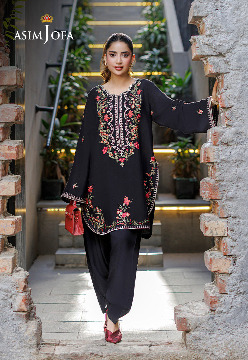 Asim Jofa Stitched 2 Piece Basic Pret - Saboor Edit Suit-AJPB-303
