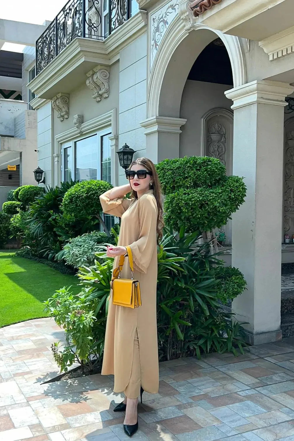 Manahils Stitched Hunter Love (Two Pc )