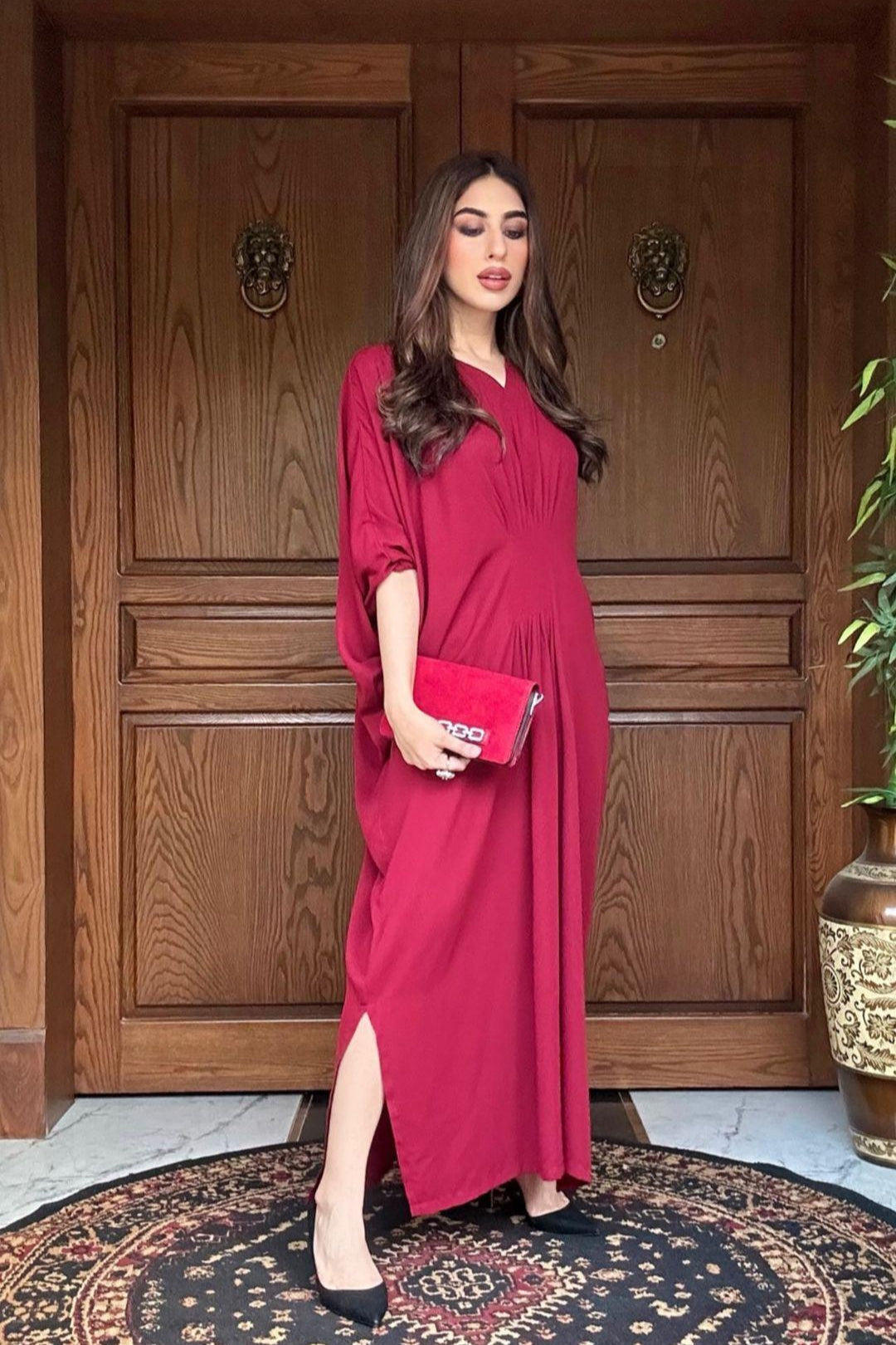 Manahils Stitched Kaftan