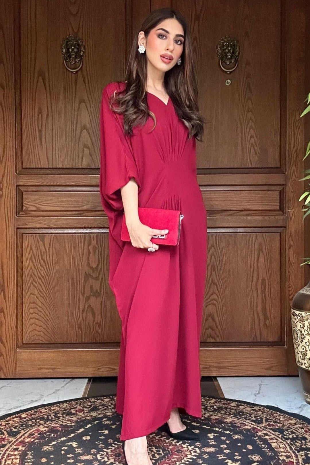 Manahils Stitched Kaftan