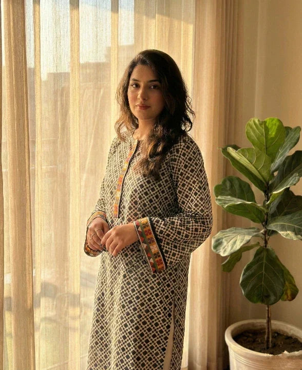 Urban Cut 2 Piece Cotton Printed Suit