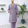 Suntex Stitched Co Ords Printed Lawn Suit-OS-2646-Plum