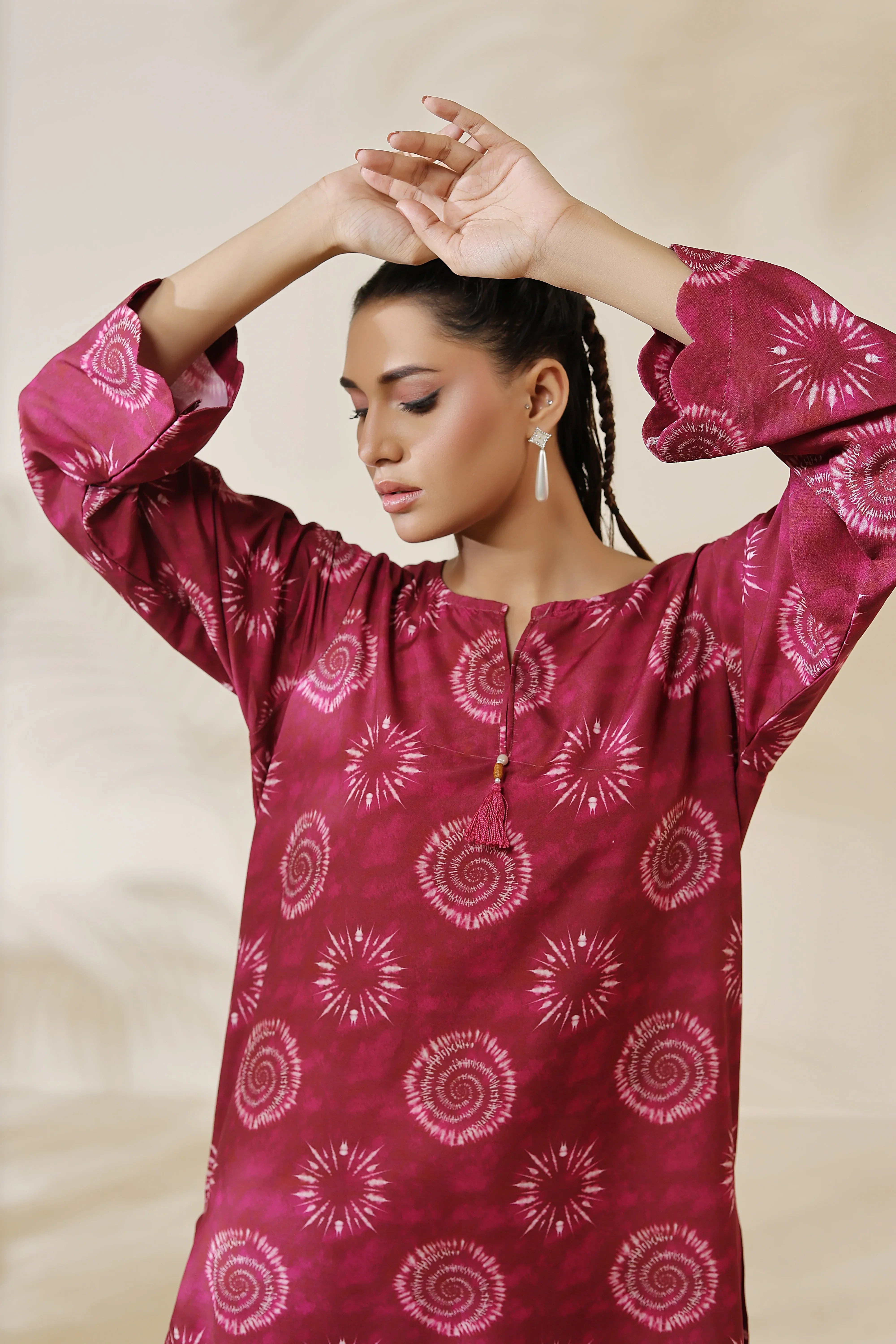 Dhaga Stitched 1 Piece Cambric Shirt Collection'2025-DSK117
