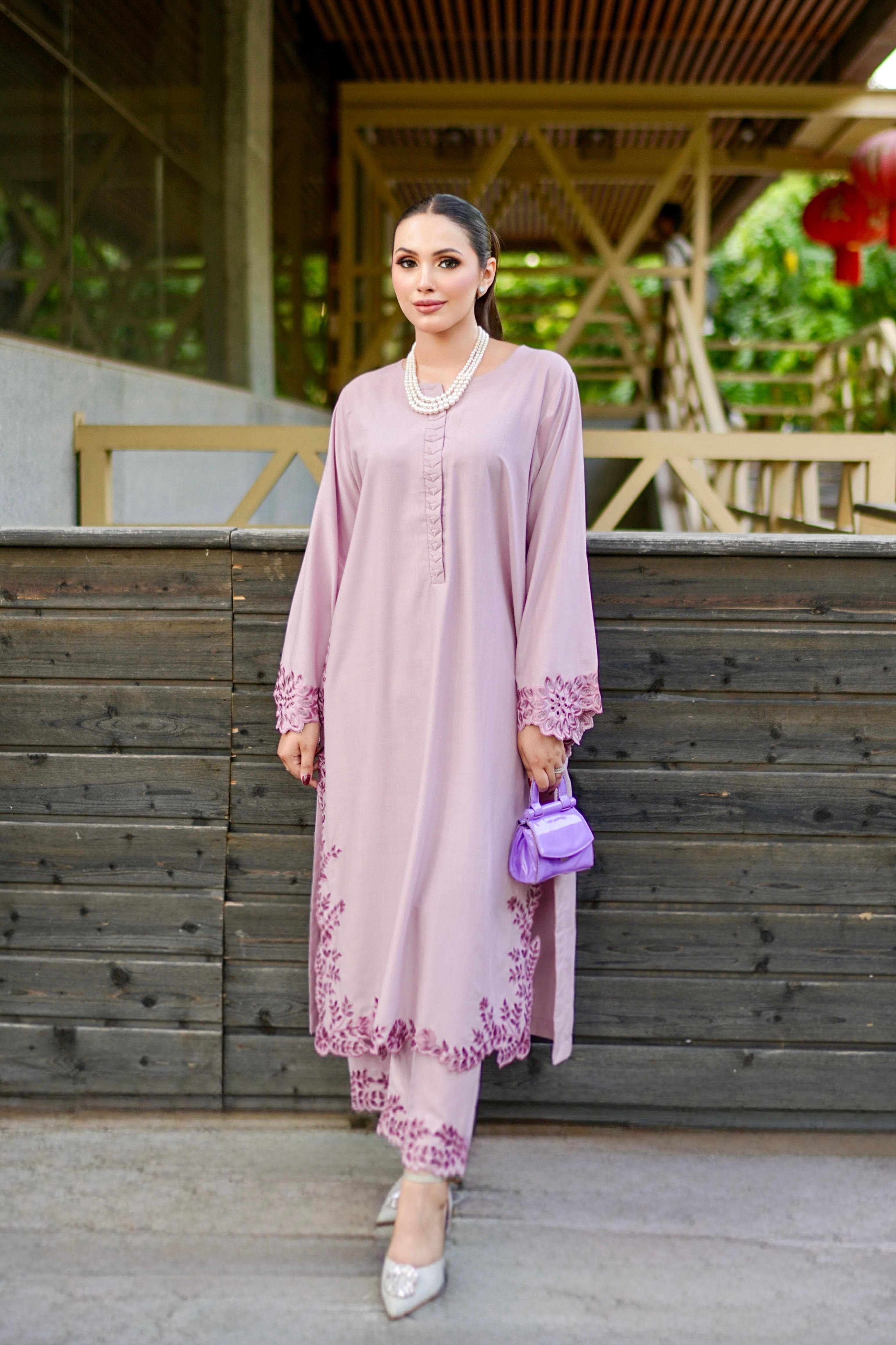 Day to Slay By Mashrib Stitched 2 Piece Summer Collection'2025-Soft Twilight