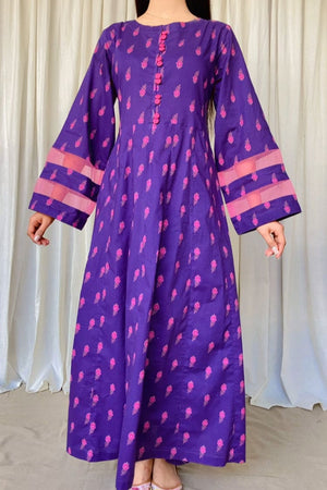 Urban Cut 2 Piece Cotton Printed Dress