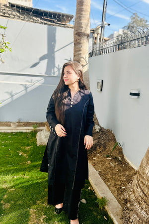 Urban Cut 2 Piece Embroidred Cotton Suit