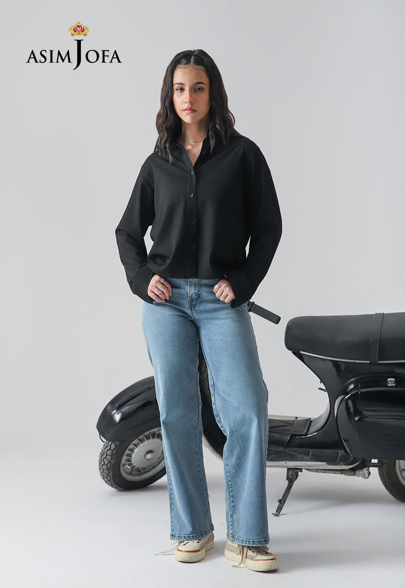 Asim Jofa  Western Men & Women Ajwcs-02 Woven Casual Shirt 1 Pc