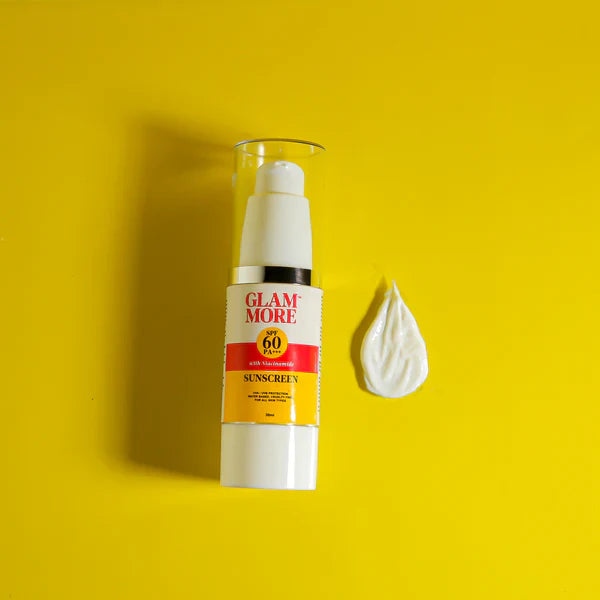 GlamMore - Sunscreen SPF 60 PA+++ With Niacinamide