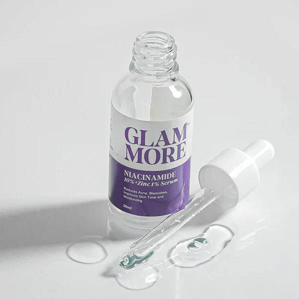 GlamMore - Niacinamide 10% + Zinc 1% Serum - 30Ml